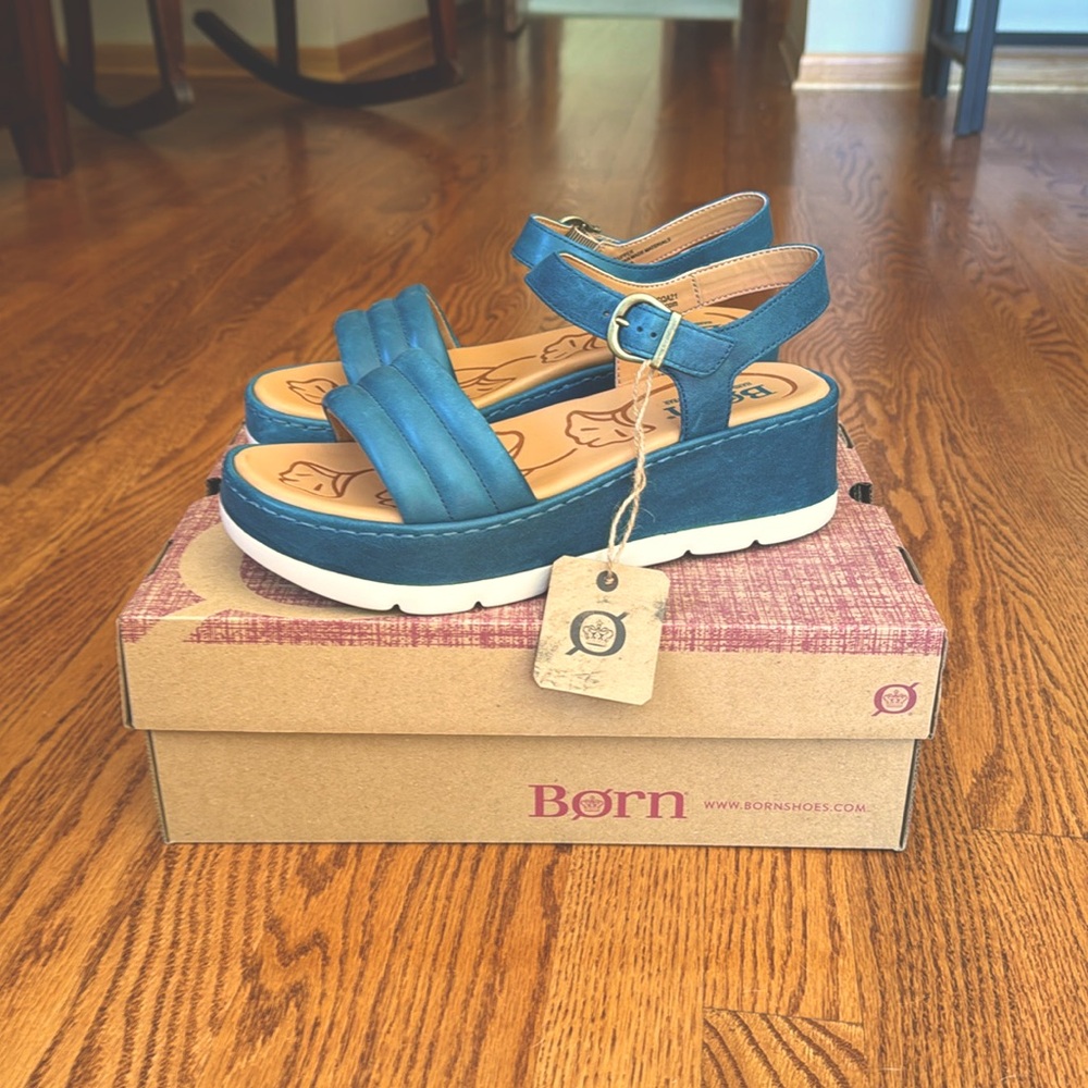 Born Faro Sandals in Turquoise